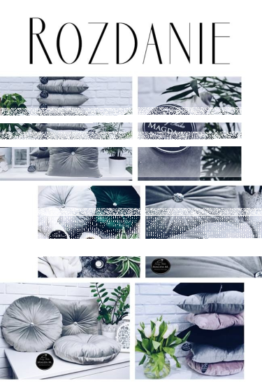 Wygraj poduszkę kwadratową Silver