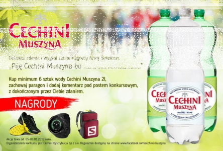 Konkurs "Aktywna wiosna z Cechini Muszyna & Piotr i Paweł"