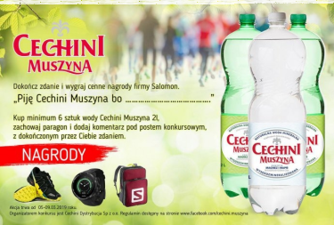 Konkurs "Aktywna wiosna z Cechini Muszyna & Piotr i Paweł"