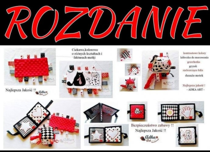 Konkurs "Komplet kontrastowy sensoryczny o wartości 110zł"