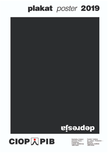 XXVIII edycja konkursu na plakat bezpieczeństwa pracy "DEPRESJA"