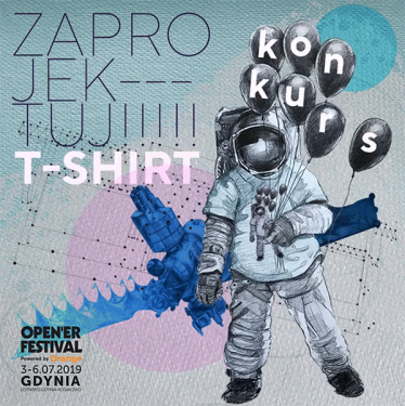Konkurs "Zaprojektuj oficjalną koszulkę Open’er Festival 2019 i wygraj nagrody!"