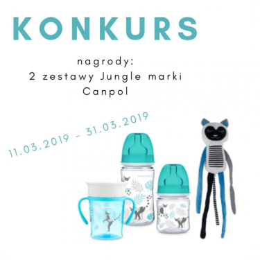 Konkurs "Zgarnij zestaw Jungle od Canpol"