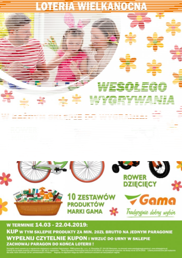 Loteria "Wesołego wygrywania" Gama
