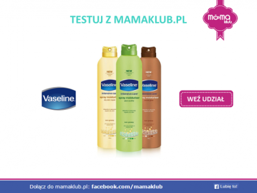Konkurs "Testuj kosmentyki Vaseline z mamaklub.pl"