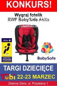 Wygraj fotelik RWF BabySafe Akita