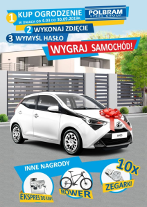 Konkurs fotograficzny "Kup ogrodzenie Polbram i wygraj samochód"