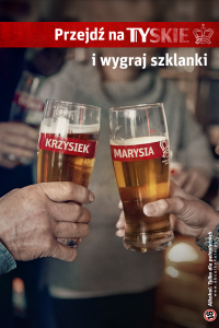 Konkurs "Przejdź na TYSKIE i wygraj szklanki" 18+