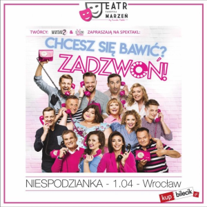 Wrocław: Wygraj bilety do teatru, do godz. 12:00