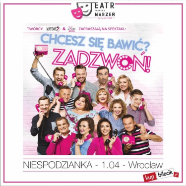 Wrocław: Wygraj bilety do teatru, do godz. 12:00