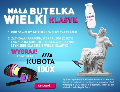 Konkurs "Mała butelka, wielki klasyk" Carrefour