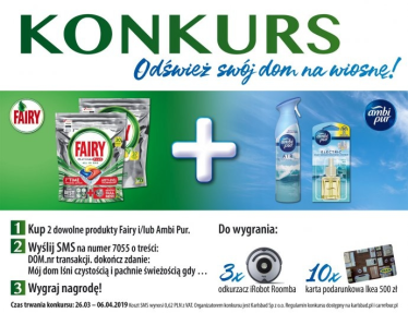 Konkurs "Odśwież swój dom na wiosnę" Carrefour