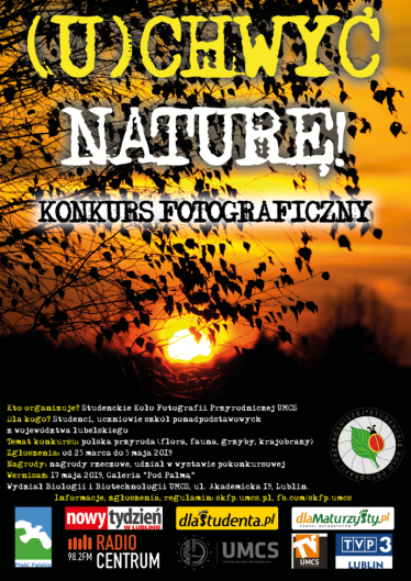 Konkurs fotograficzny "(U)chwyć naturę!"