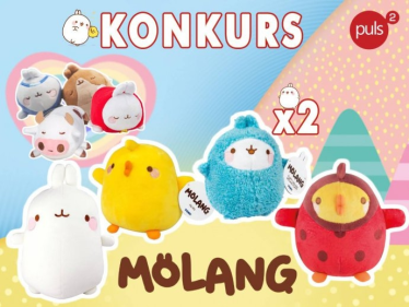 Konkurs "Telewizja PULS 2 #Molang" do godz. 12:00