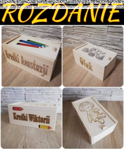 Konkurs "Imienna persnalizowana skrzyneczka na kredki"
