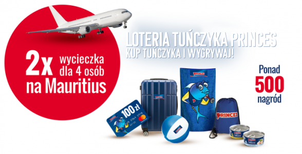 Loteria "Kup Tuńczyka PRINCES i wygrywaj"