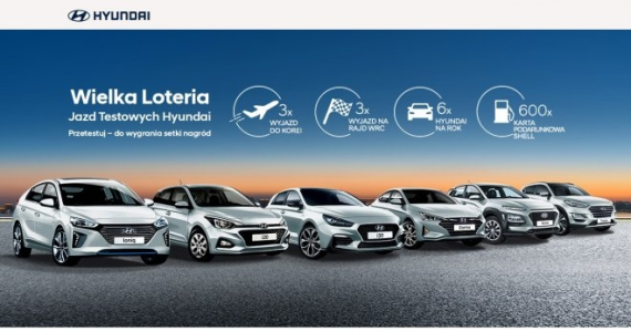 Wielka loteria jazd testowych Hyundai