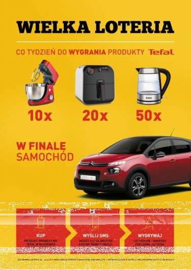 Wielka loteria Tefal! Biedronka
