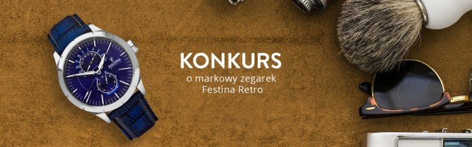 Konkurs o markowy zegarek Festina Retro 16573/7