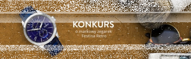 Konkurs o markowy zegarek Festina Retro 16573/7