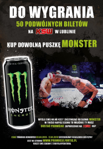 Konkurs "Jedź na KSW 48 z Monster"
