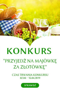 Konkurs "Przyjedź na Majówkę za złotówkę"