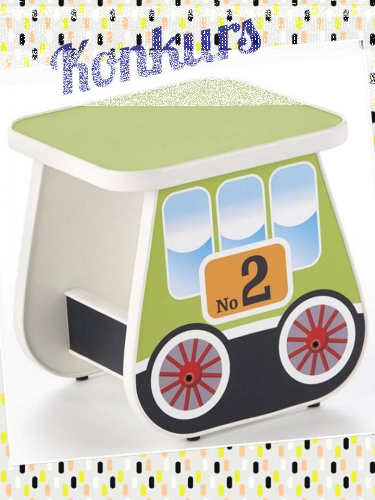 Wygraj taboret dziecięcy wagonik Milo 4X