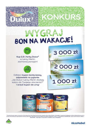 Gdańsk: Wygraj bon na wakacje! Leroy Merlin