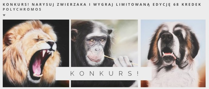 Konkurs "Narysuj zwierzaka i wygraj limitowany zestaw 68 kredek Polychromos!"