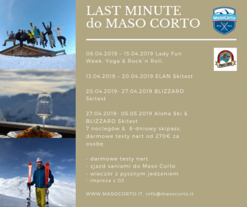 Wygraj 4-osobowy apartament w MASO CORTO