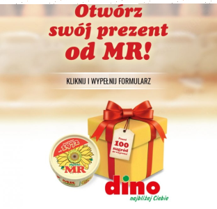 Loteria "Otwórz swój prezent od MR - w Dino"