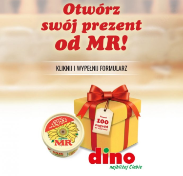 Loteria "Otwórz swój prezent od MR - w Dino"