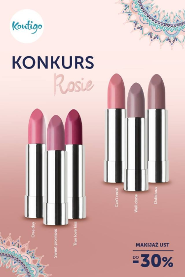 Konkurs "Rosie – jaką szminkę wybierasz?"