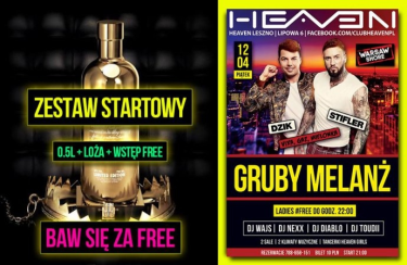 Leszno: Konkurs "Zdobądź darmową wlotkę na piątkową imprezę"