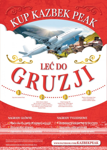 Konkurs "Kup Kazbek Peak - lec do Gruzji"