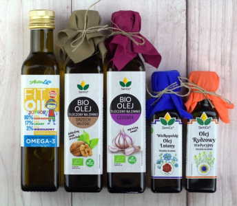 Wygraj super zestaw olejów tłoczonych na zimno Semco dla całej rodziny