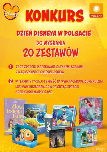 Konkurs fotograficzny "Dzień Disneya w Polsacie"