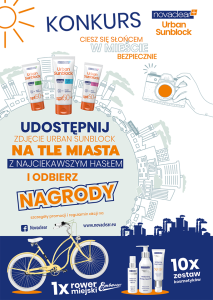 Konkurs "Ciesz się rowerem w mieście z NovaClear Urban Sunblock”