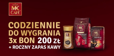 Loteria: Wygraj codziennie z MK Cafe w Carrefour!