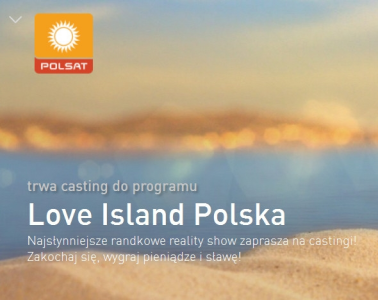 Konkurs "Love Island - program telewizyjny" casting, 18+