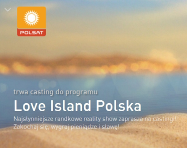 Konkurs "Love Island - program telewizyjny" casting, 18+