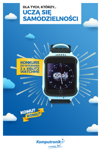 Wygraj zegarek Xblitz WatchME w kolorze niebieskim