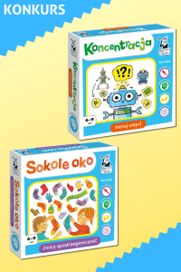 Wygraj zestaw zabaw Sokole oko i Koncentracja