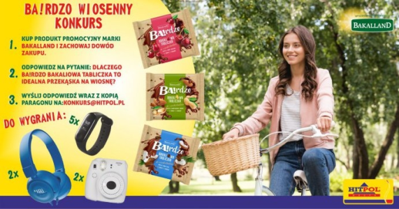 BA!rdzo Wiosenny Konkurs – Wygraj Opaskę sportową Xiaomi, Aparat Instax Mini i Słuchawki JBL!