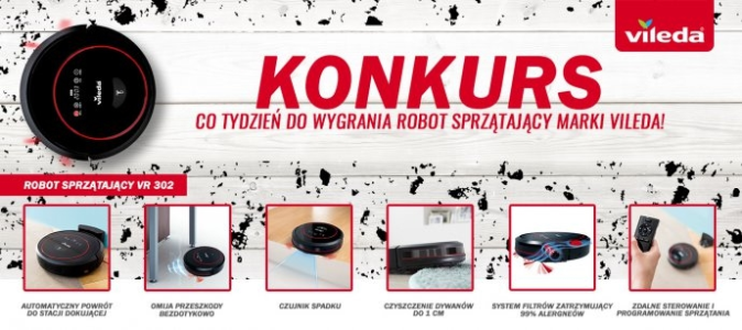 Wygraj Robot sprzątający Vileda
