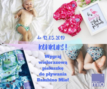 Wygraj wielorazową pieluszkę do pływania Bambino Mio!