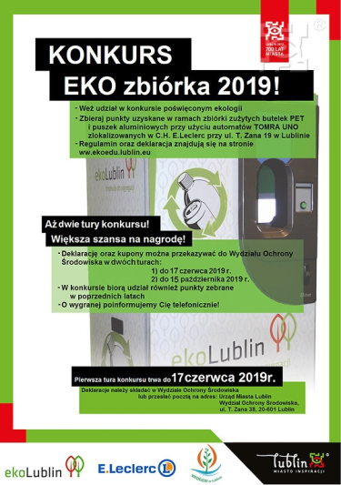 Lublin: Konkurs "EKO zbiórka"