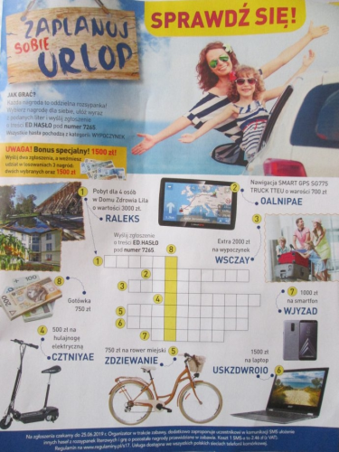 Konkurs "Sprawdź się - ZAPLANUJ SOBIE URLOP"