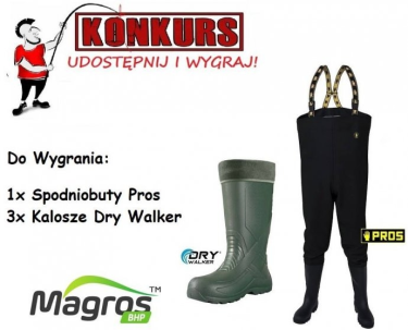 Konkurs "Spodniobuty dla wędkarzy i kalosze wędkarskie"