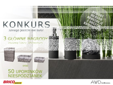 Konkurs fotograficzny "Stwórz własną aranżację z naszym kompletem AWD Interior" Bricomarche